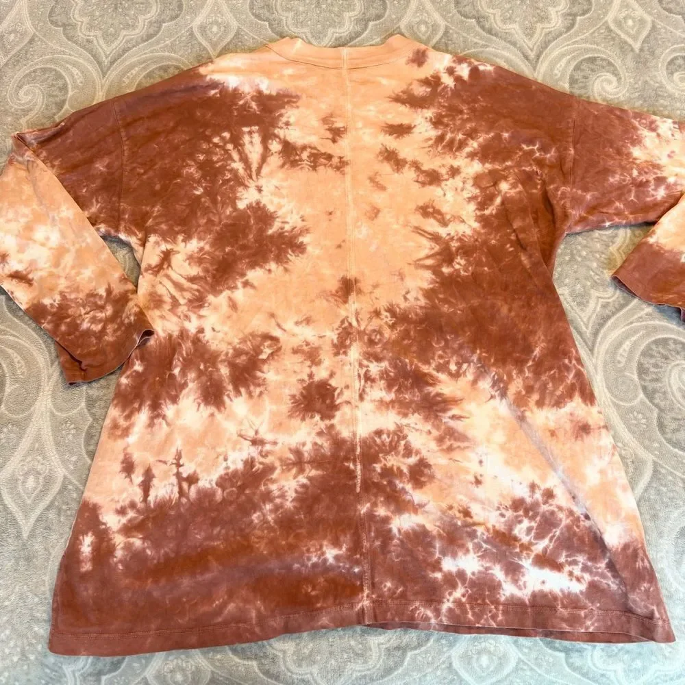 Free People Tie-Dye Long Sleeve Top